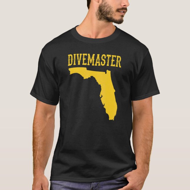 T-shirt Floride Divemaster Plongée instructeur Plongée Plo (Devant)