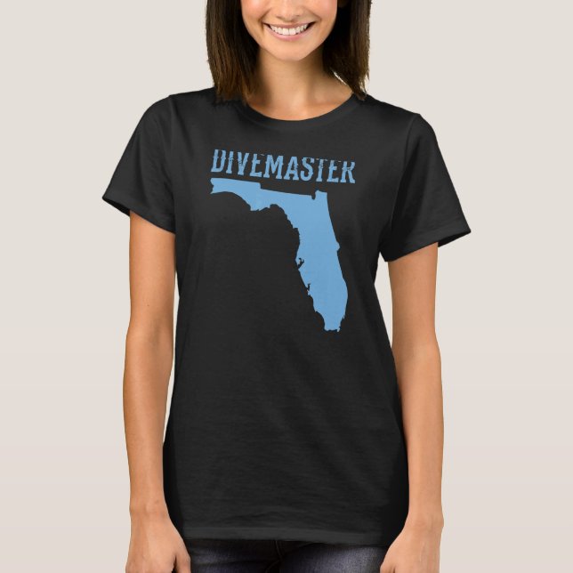 T-shirt Floride Divemaster Plongée instructeur Plongée Plo (Devant)