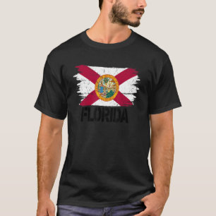 T-shirt Floride Drapeau fantaisie Le soleil État de Am