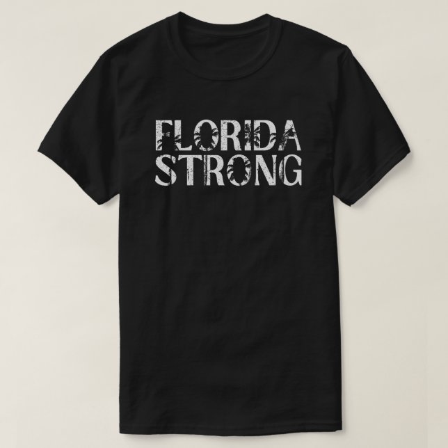 T-shirt Floride fort ouragan Milton (Design devant)