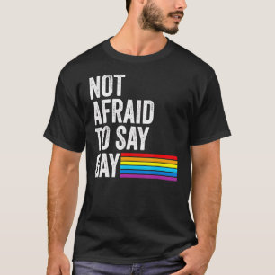 T-shirt Floride Gay N'A Pas Peur De Dire Gay Lgbtq Droits 