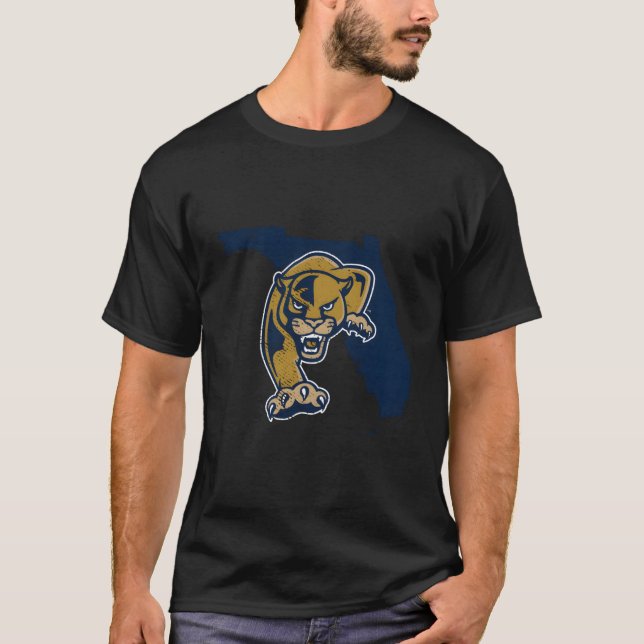 T-shirt Floride International Fiu Panthers Forme d'état (Devant)
