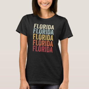 T-shirt Floride New York Floride NY Retro Texte Vintage