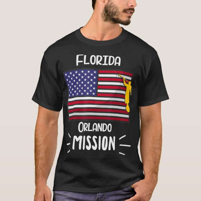 T-shirt Floride Orlando Mormon LDS Mission Missionnaire (Devant)