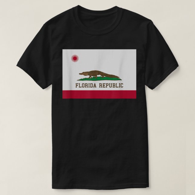 T-shirt Floride Republic State Flag  (Design devant)