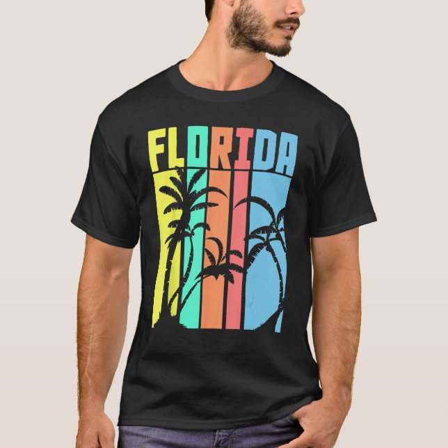 T-shirt Floride rétro (Devant)