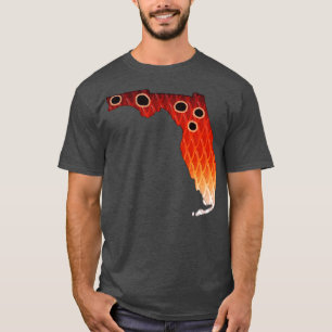T-shirt Floride sébaste couleurs tambour rouge inspirée de