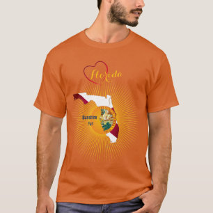 T-shirt Floride Sunset Fun