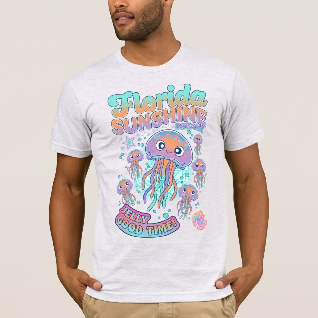 T-shirt Floride Sunshine State Jelly Bon Temps (Devant)