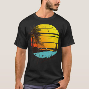 T-shirt Floride Sunshine State Rétro Summer Tropical Beach