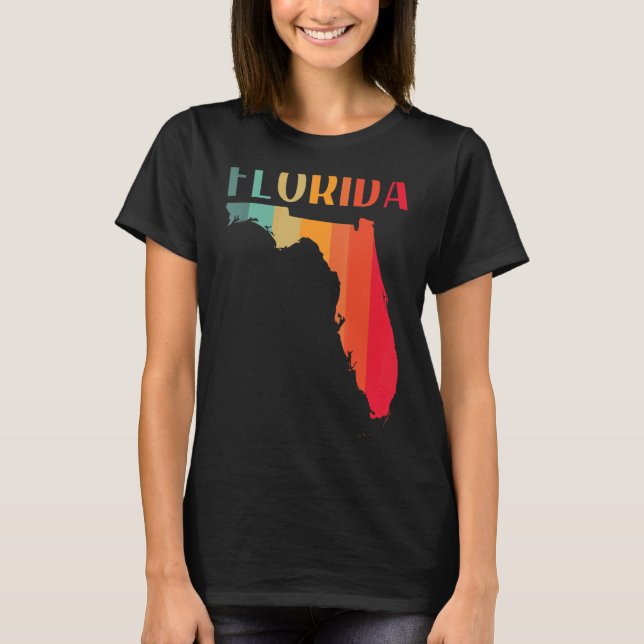 T-shirt Floride Vacances d'été Floridian Home State (Devant)