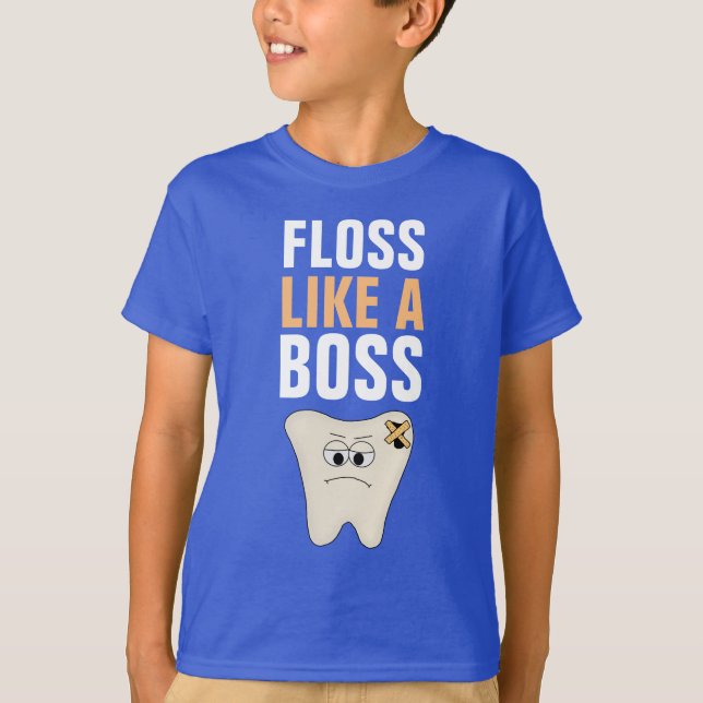 T-shirt Floss Kids' HanesTAGLESS® (Devant)