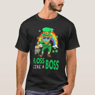 T-shirt Floss Like A Boss Flossing Le Pre Cha Un St Patric
