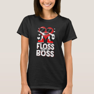T-shirt Floss Like a Boss Valentines Day Boy Valentine Boy