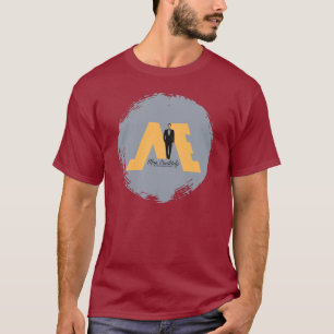 T-shirt FloState Design "ME" Homme Eruditement Jaune, Gris