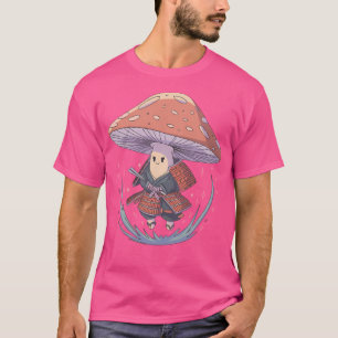T-shirt Flottant de l'esprit de champignon Samurai