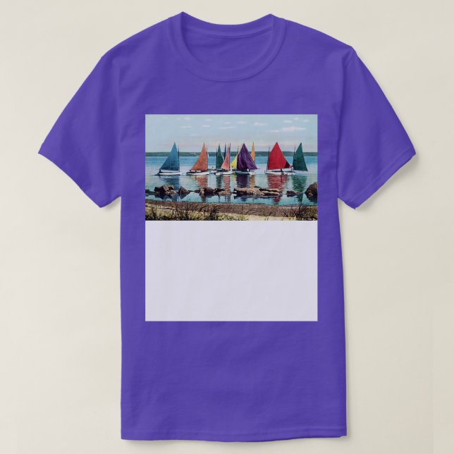 T-shirt Flotte arc-en-ciel de Nantucket 1925 (Design devant)