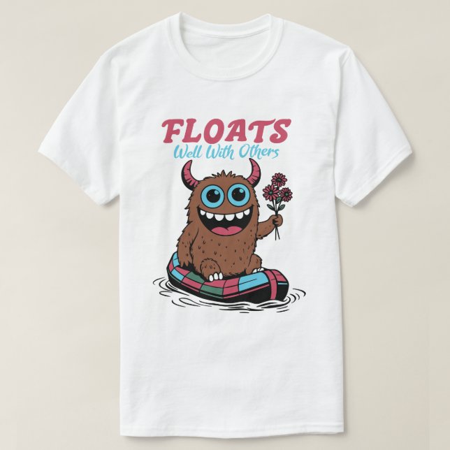 T-shirt Flotte Bien Avec D'Autres (Design devant)