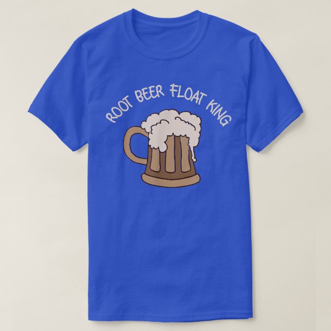 T-shirt Flotte de bière racine King Funny Beer  (Design devant)