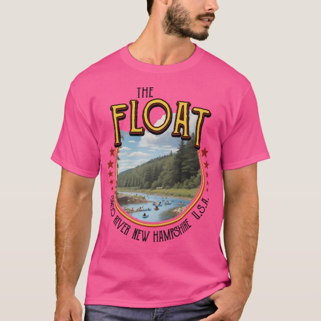 T-shirt Flotte Saco River Tubing New Hampshire (Devant)