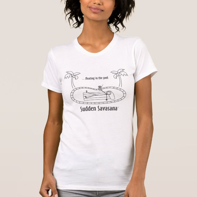 T-shirt Flottement dans la piscine (Devant)