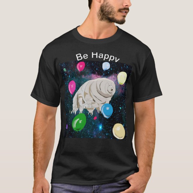 T-shirt Flottement Tardigrade dans l'espace avec des (Devant)