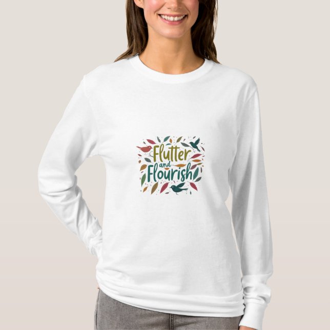 T-shirt Flotter et fleurir (Devant)