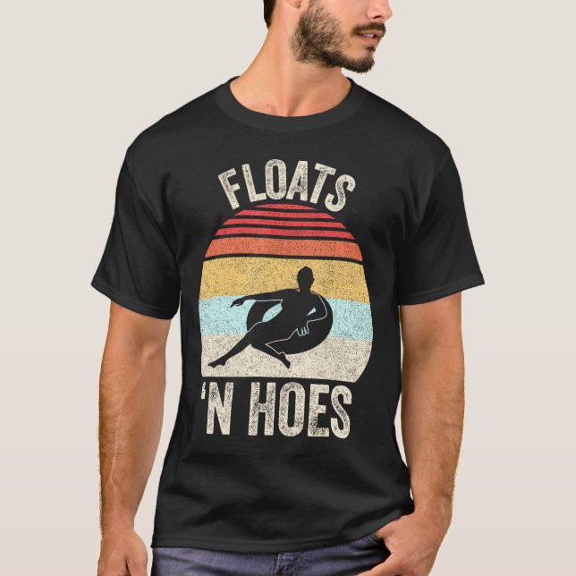 T-shirt Flottes Et Hottes Flottant Traversée Tubes Fleuve  (Devant)
