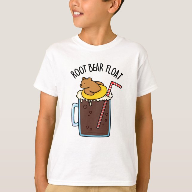 T-shirt Flotteur Root Bear Drôle de Pun de Root Beer (Devant)