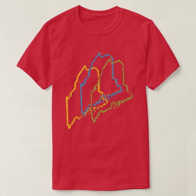 T-shirt flou de fierté principale (Design devant)