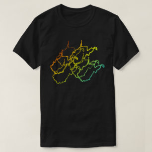 T-shirt flou de refroidissement de virginie occidentale