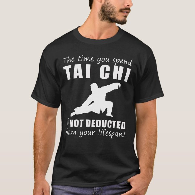T-shirt Flow & Laugh ! Tai Chi - Pas De Déduction Pour La  (Devant)