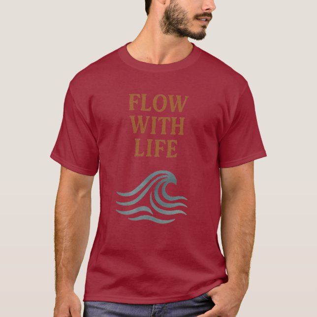 T-Shirt Flow With Life Vague (Devant)