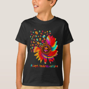 T-shirt Flower Asd Accepter Comprendre l'amour