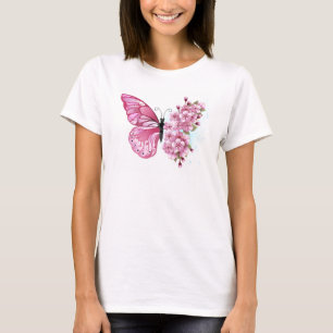 T-shirt Flower Butterfly