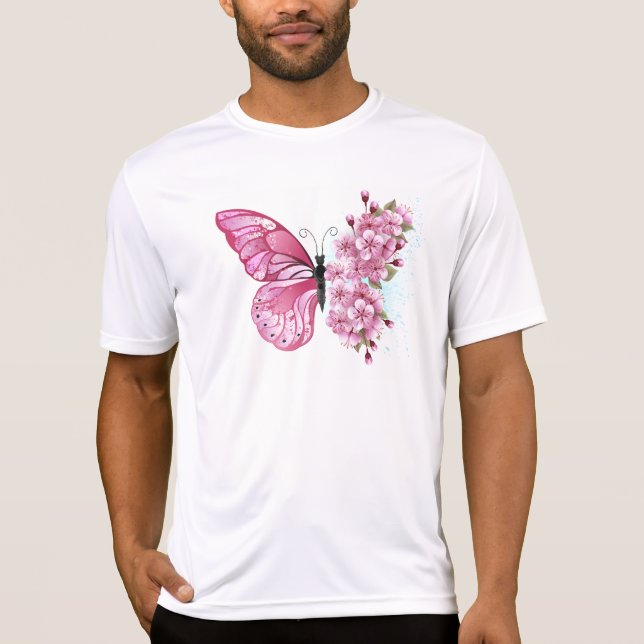 T-shirt Flower Butterfly (Devant)