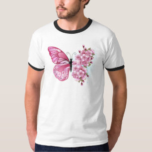 T-shirt Flower Butterfly