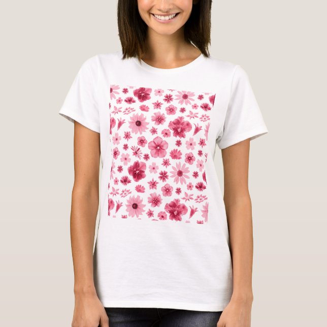 T-shirt flower camiseta (Devant)