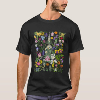 T-shirt Flower For Wildflower Floral Gardening