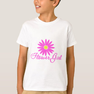 T-shirt Flower Girl Daisy/ Rose