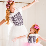 T-Shirt Flower Girl Gift Purple Matching Bridal Party<br><div class="desc">Looking for the perfect gift for your flower girl? Look no further than this purple wedding flower girl shirt! This stylish top is sure to make her feel special at your upcoming wedding ceremony or party. Not only is it a great way to show your appreciation, but it's also a...</div>