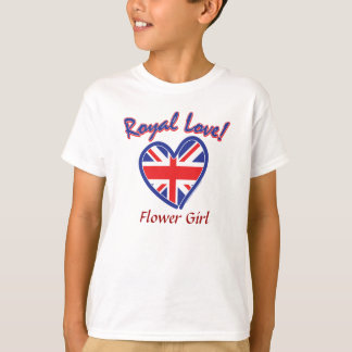 T-shirt Flower Girl/Mariage royal