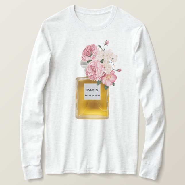 T-shirt Flower Parfum Fashion (Design devant)