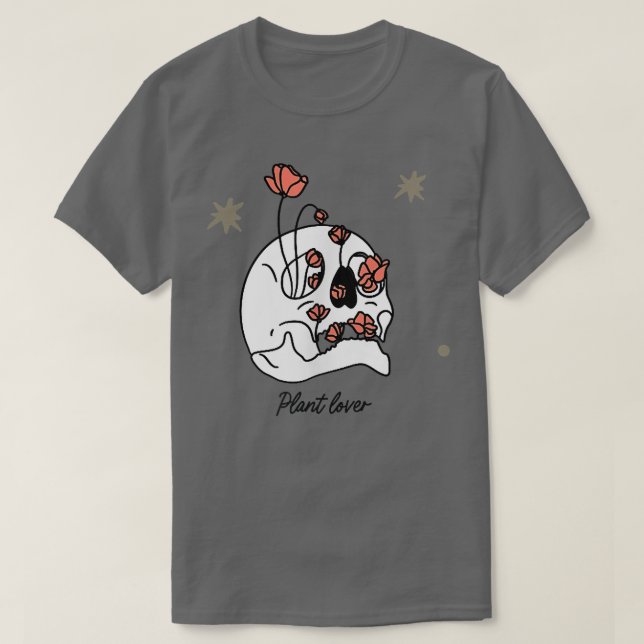 T-shirt Flower  pot design for plant lover  (Design devant)