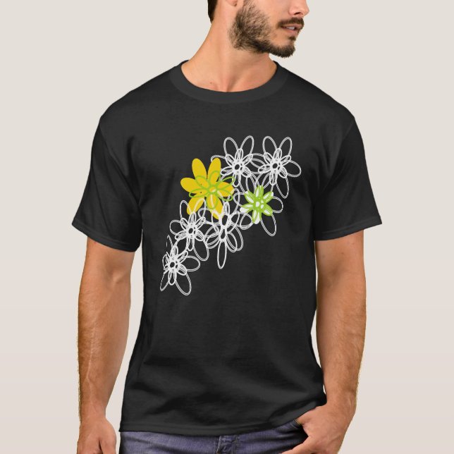 T-shirt flower power (Devant)