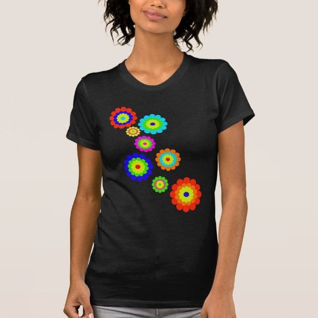 T-shirt Flower power (Devant)