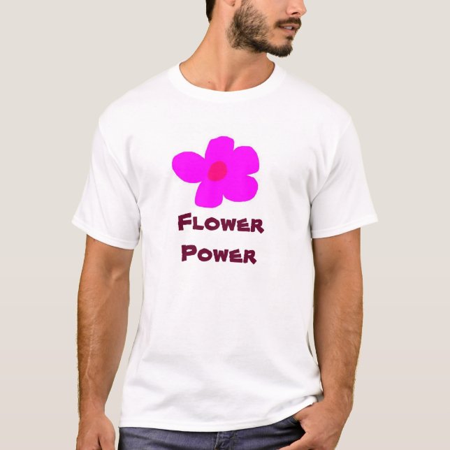 T-shirt flower power (Devant)
