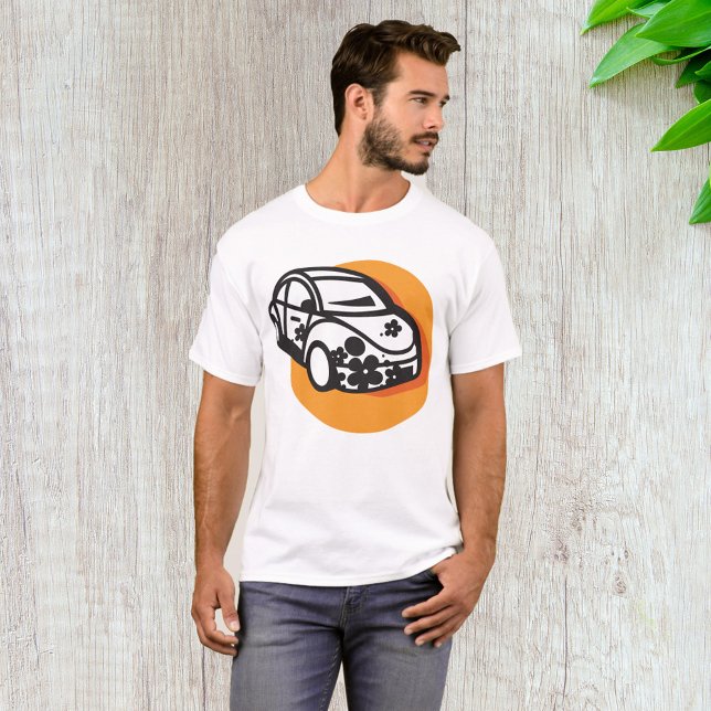 T-shirt Flower Power Car Cute Hippie Style (Créateur téléchargé)