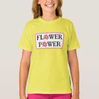 T-shirt Flower Power Girls