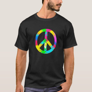 T-shirt Flower Power Peace Hippie Love 60s les années 70 C